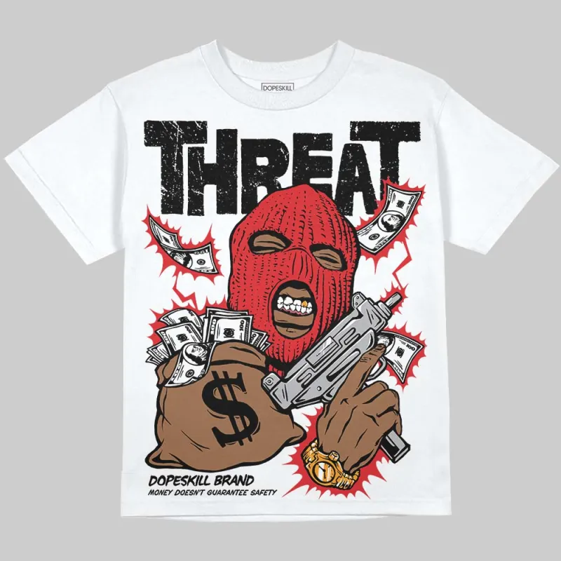 Black and White Collection DopeSkill Oversize Print T-Shirt Under Threat Graphic sold by DopeSkill