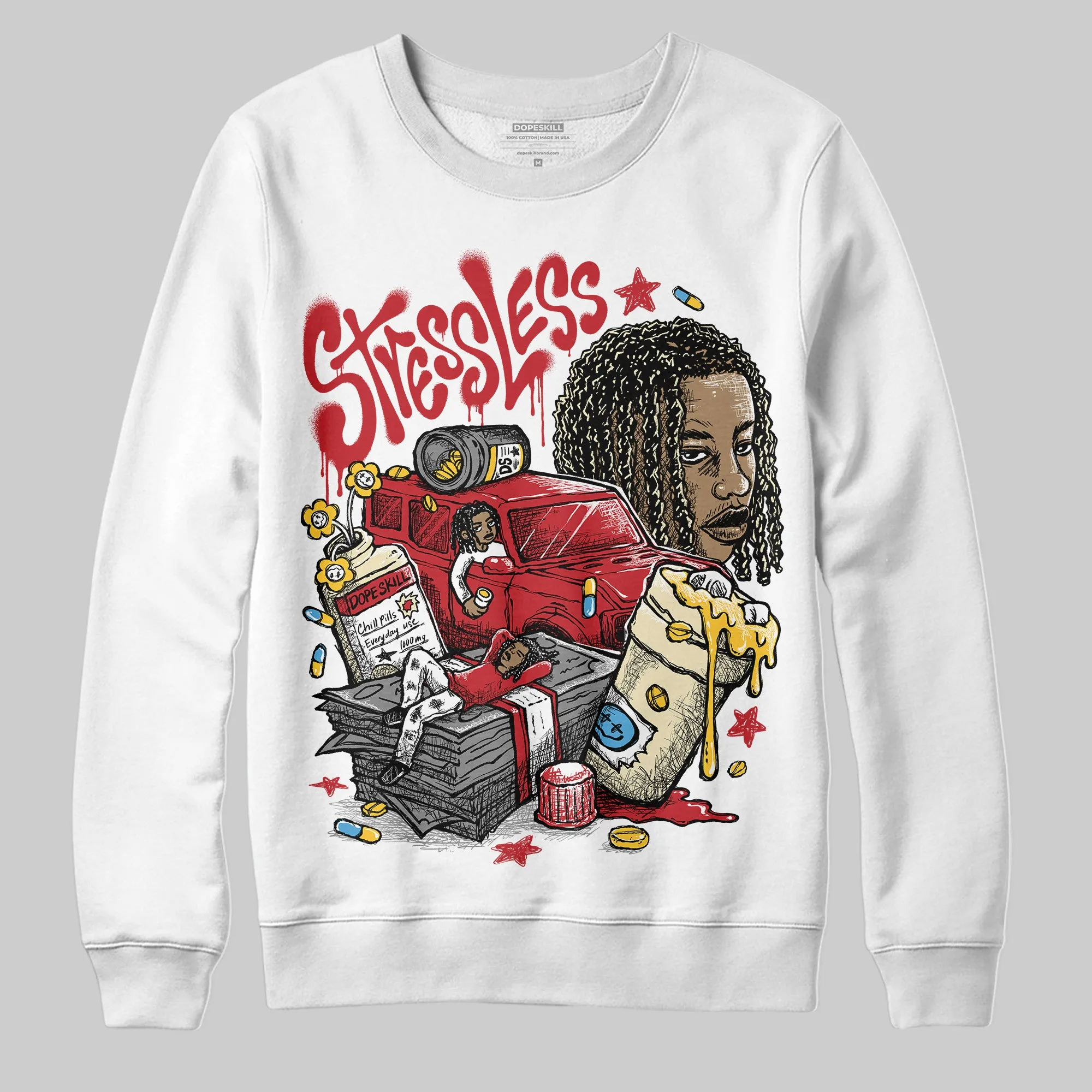 Union LA x Air Retro OG 1s DopeSkill Sweatshirt Stressless Graphic sold by DopeSkill