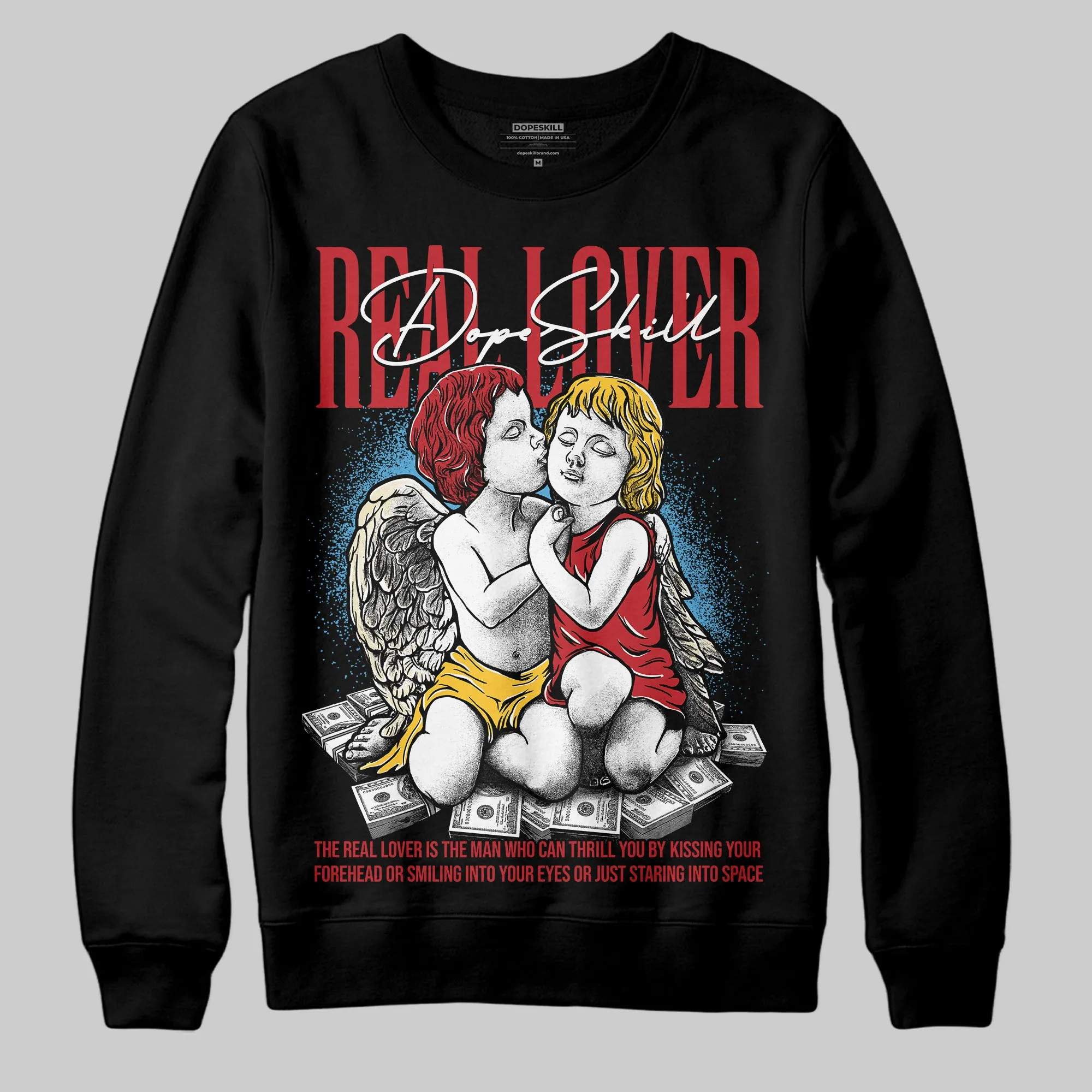 Union LA x Air Retro OG 1s DopeSkill Sweatshirt Real Lover Graphic sold by DopeSkill product image thumbnail 2