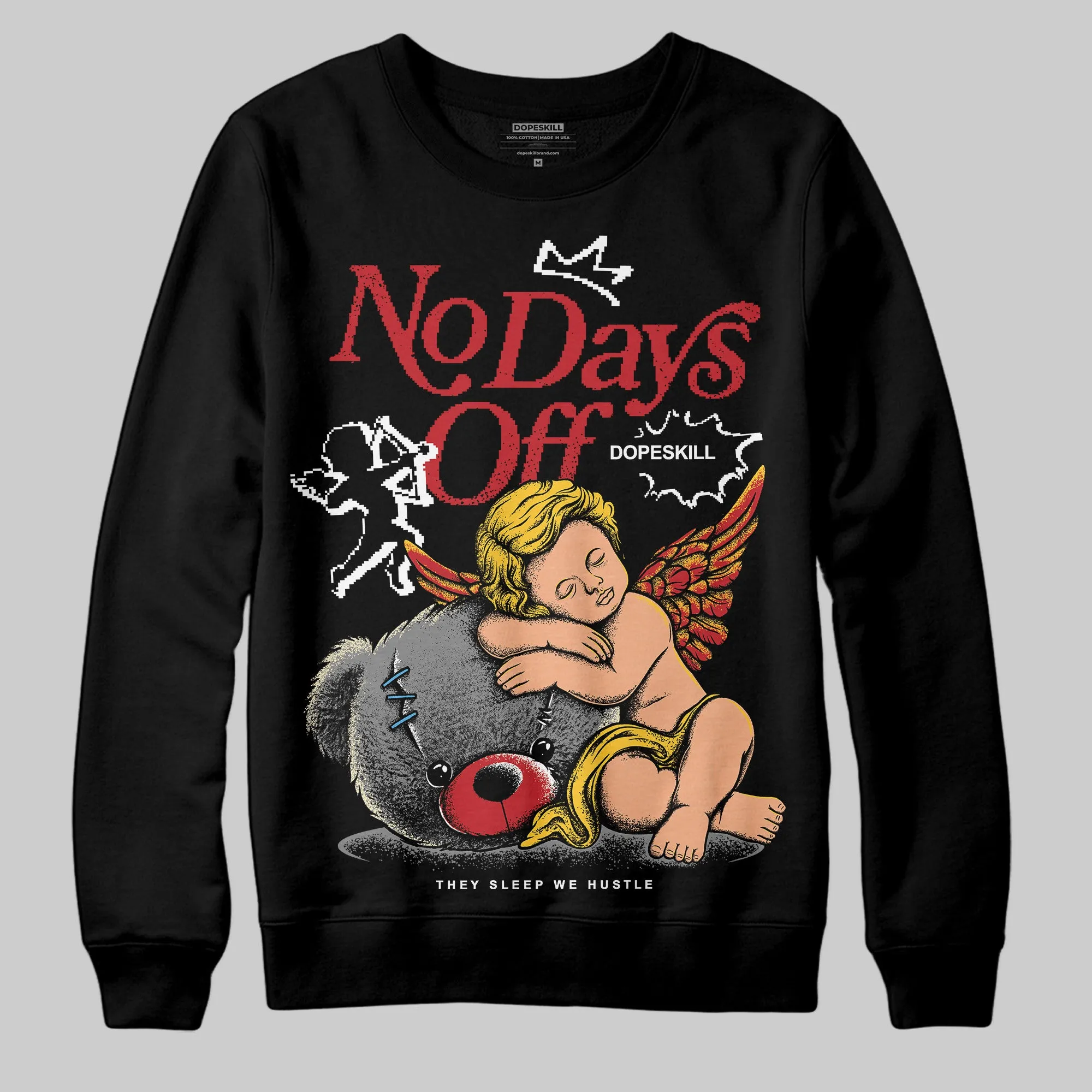 Union LA x Air Retro OG 1s DopeSkill Sweatshirt New No Days Off Graphic sold by DopeSkill product image thumbnail 2