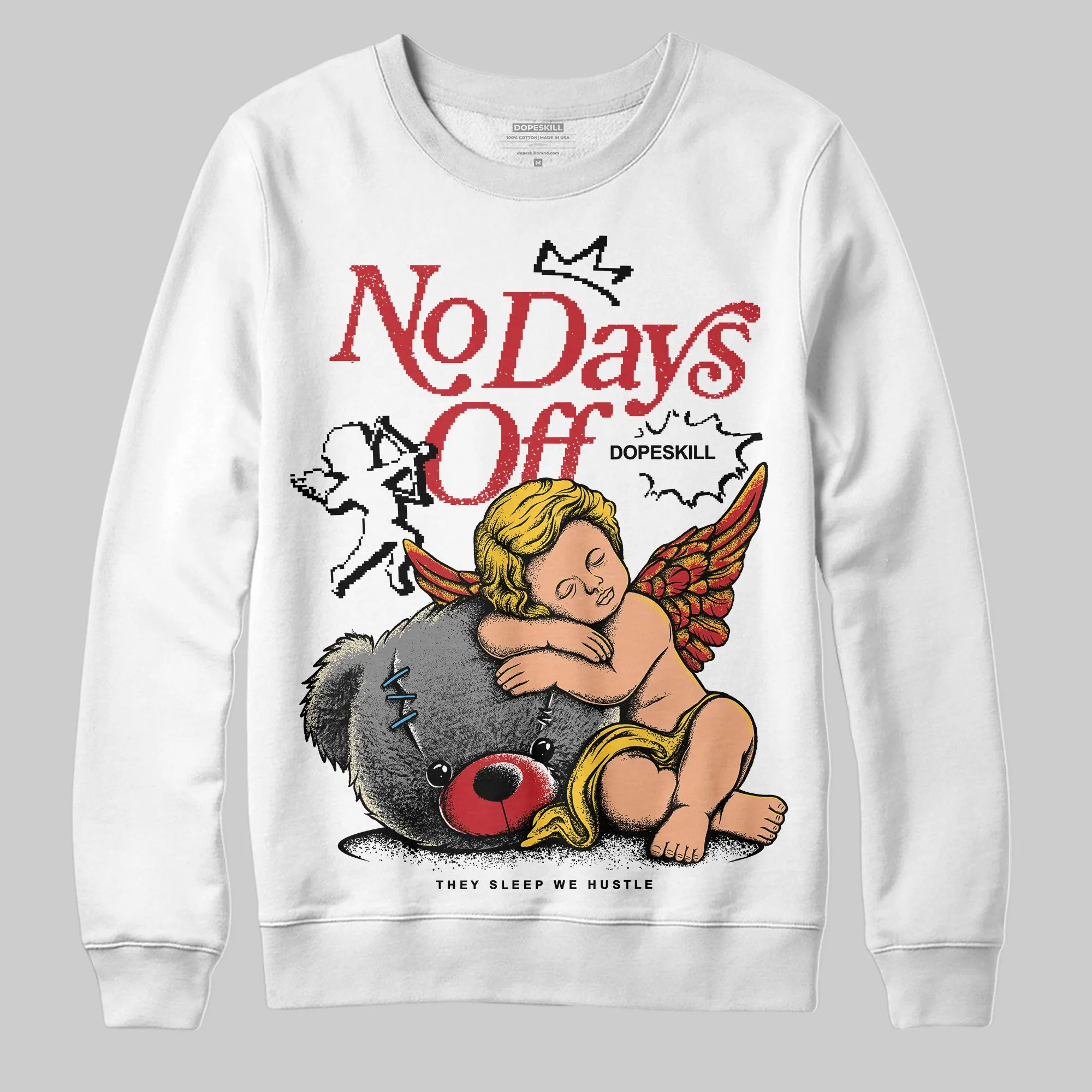 Union LA x Air Retro OG 1s DopeSkill Sweatshirt New No Days Off Graphic sold by DopeSkill