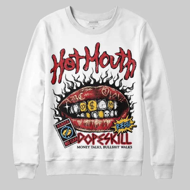 Union LA x Air Retro OG 1s DopeSkill Sweatshirt Hot Mouth Graphic sold by DopeSkill