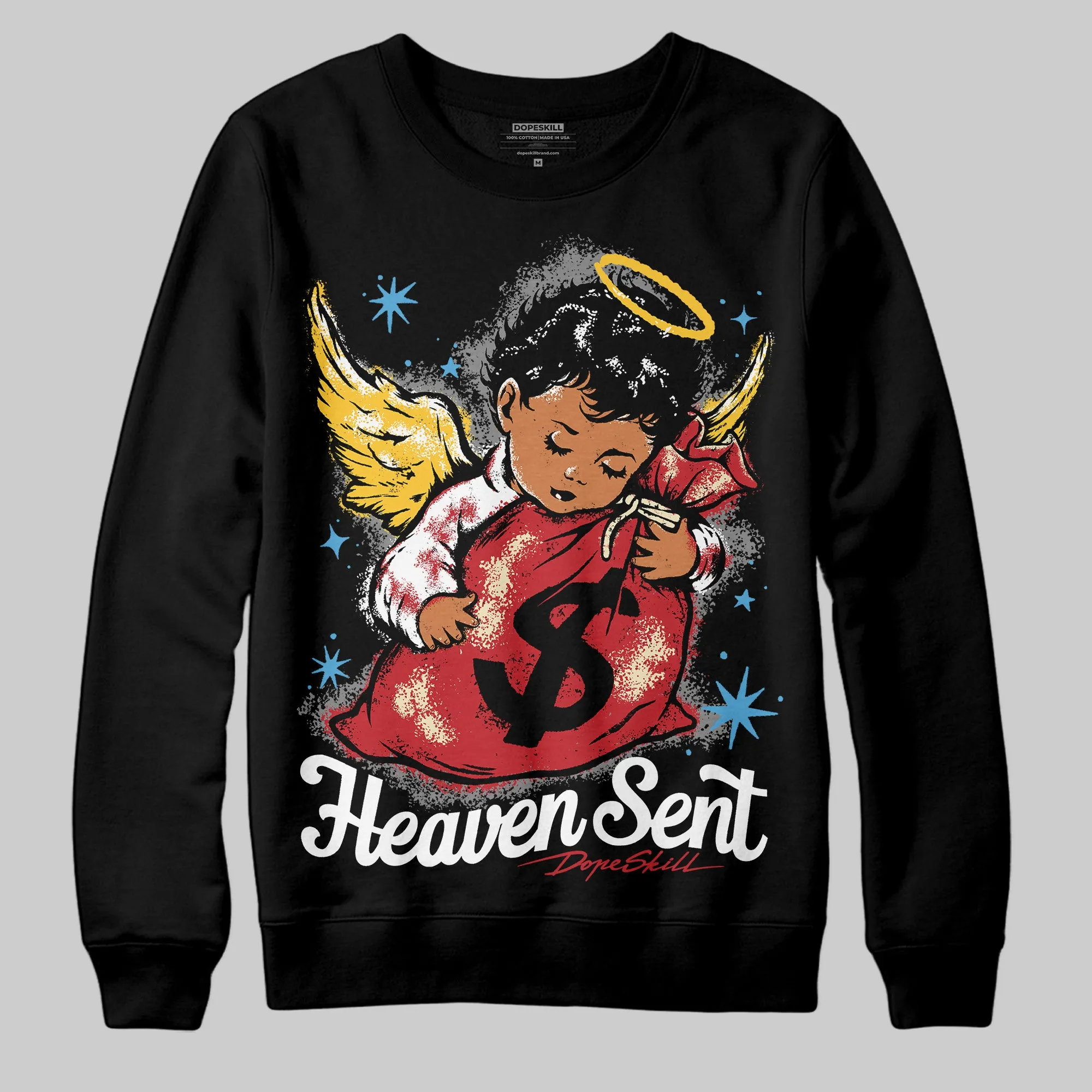 Union LA x Air Retro OG 1s DopeSkill Sweatshirt Heaven Sent Graphic sold by DopeSkill product image thumbnail 2