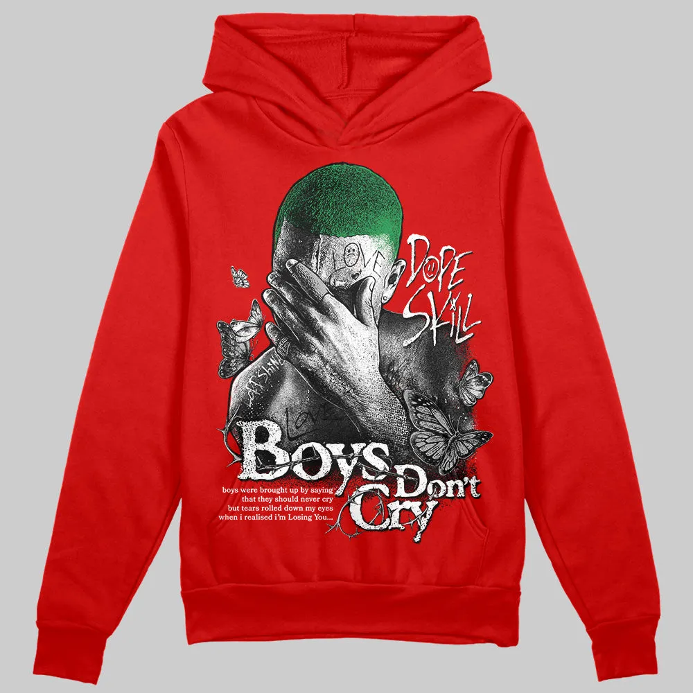 Bred Velvet 11s DopeSkill Red Hoodie Sweatshirt Boys Don't Cry Graphic sold by DopeSkill
