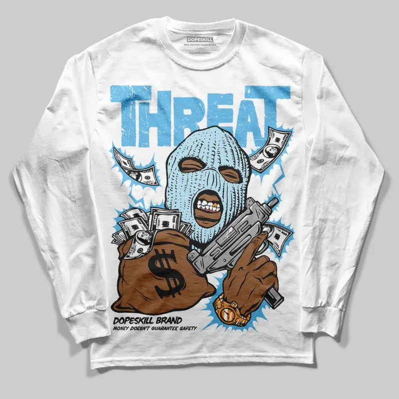Legend Blue 11s DopeSkill Long Sleeve T-Shirt Under Threat Graphic sold by DopeSkill