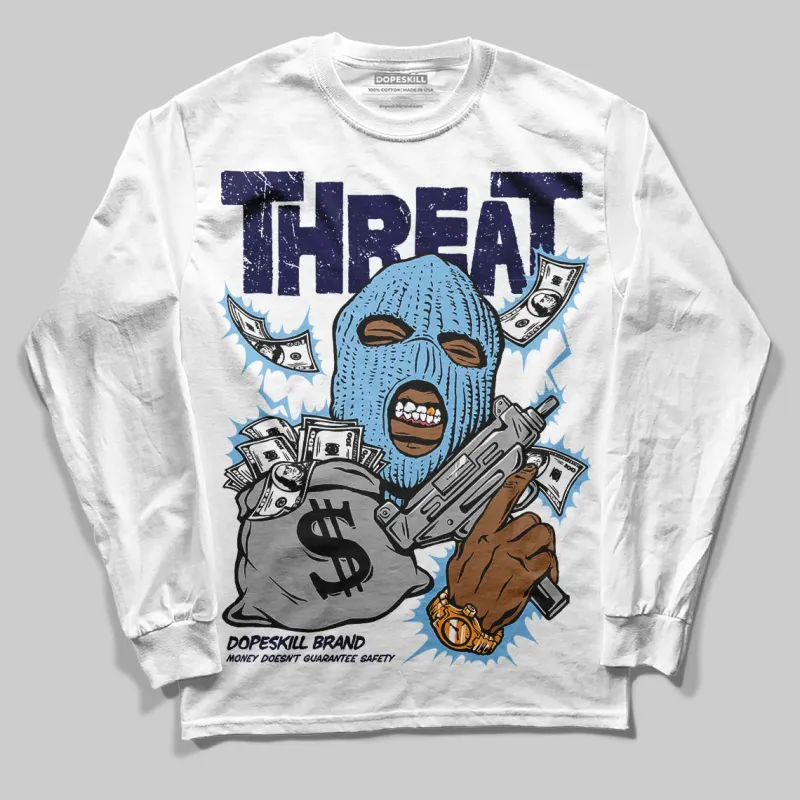 University Blue Collection DopeSkill Long Sleeve T-Shirt Under Threat Graphic sold by DopeSkill