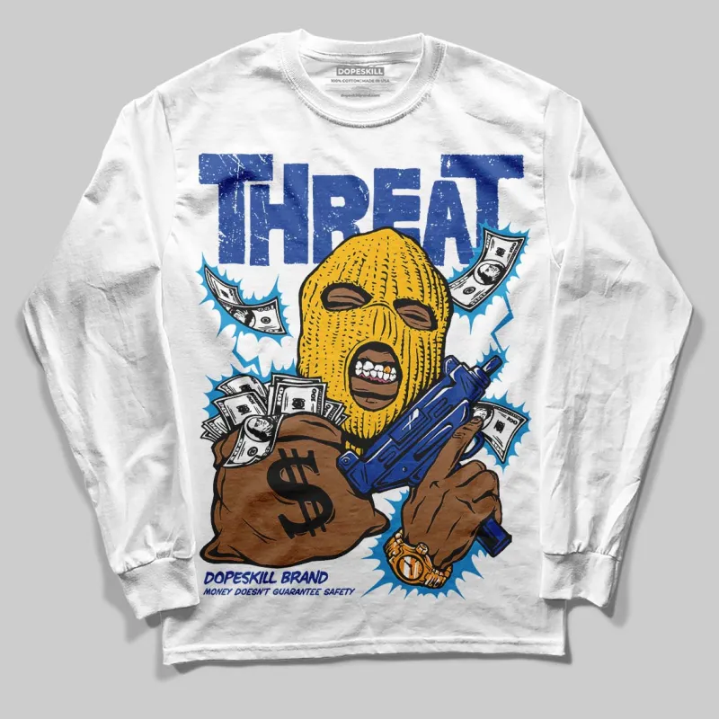 Royal Blue Collection DopeSkill Long Sleeve T-Shirt Under Threat Graphic sold by DopeSkill