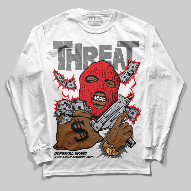 Grey Collection DopeSkill Long Sleeve T-Shirt Under Threat Graphic sold by DopeSkill