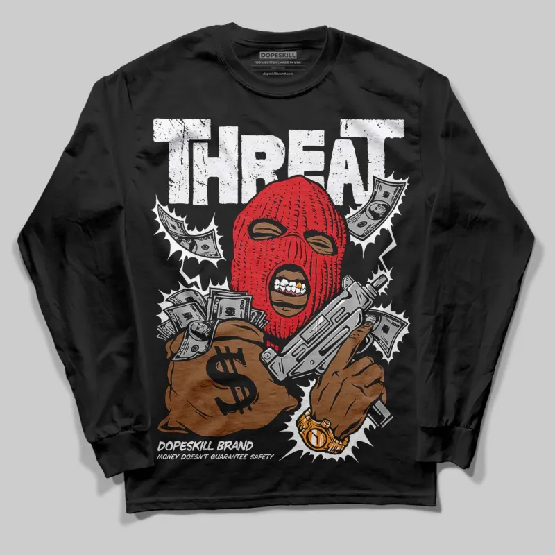Black and White Collection DopeSkill Long Sleeve T-Shirt Under Threat Graphic sold by DopeSkill
