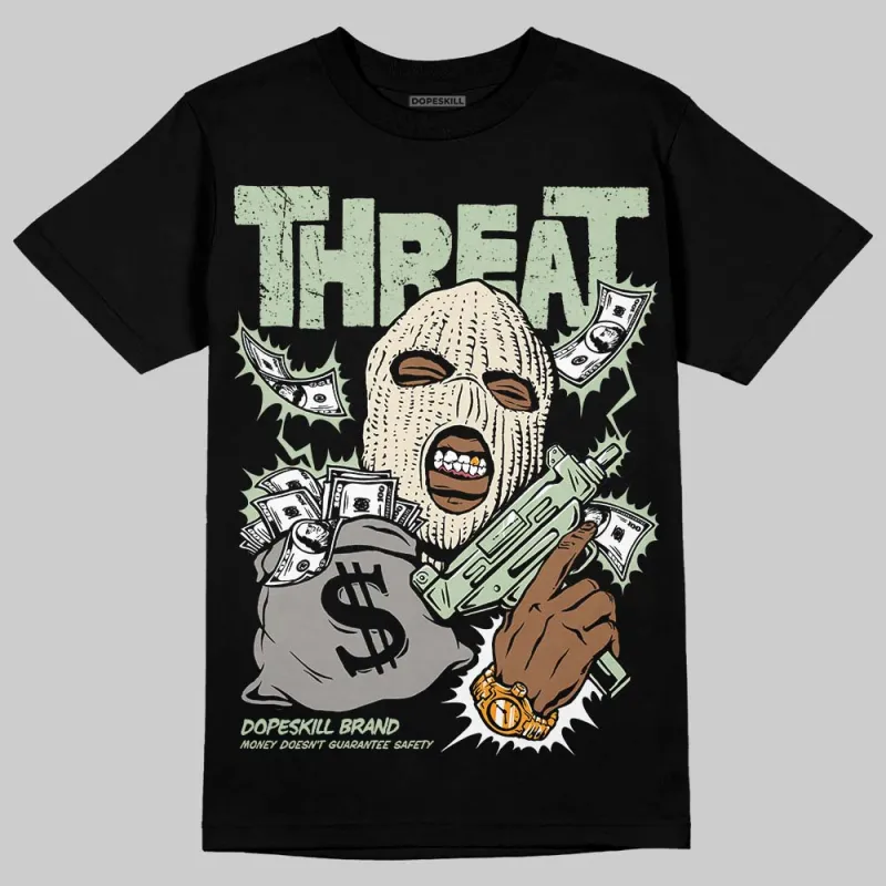 Seafoam 4s 2025 DopeSkill T-Shirt Under Threat Graphic sold by DopeSkill