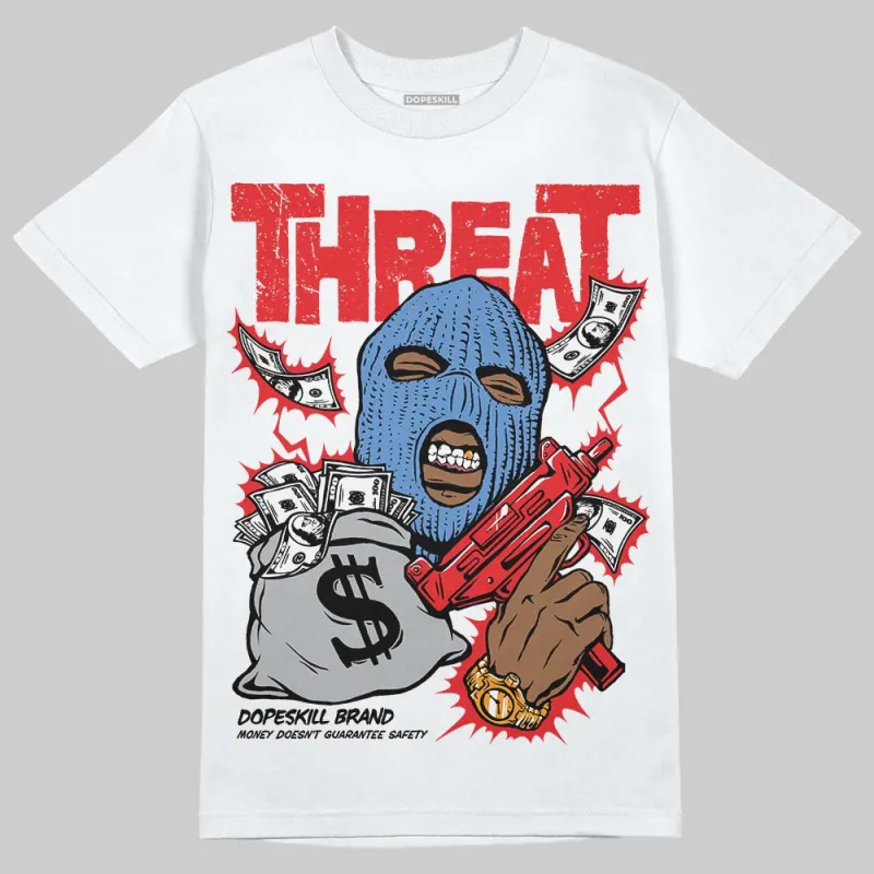 Cherry 11s DopeSkill T-Shirt Under Threat Graphic sold by DopeSkill