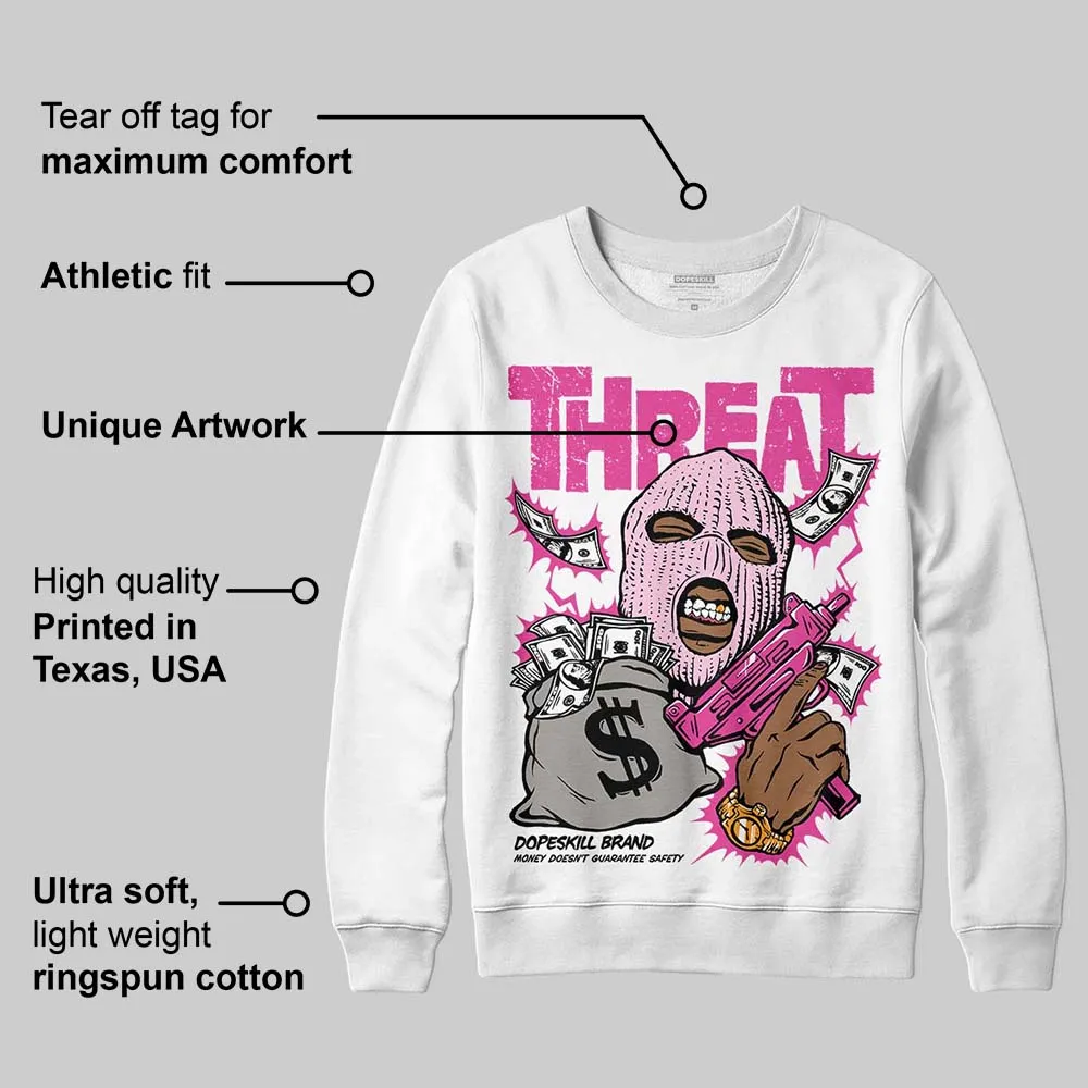 Triple Pink Dunk DopeSkill Sweatshirt Under Threat Graphic sold by DopeSkill product image thumbnail 3