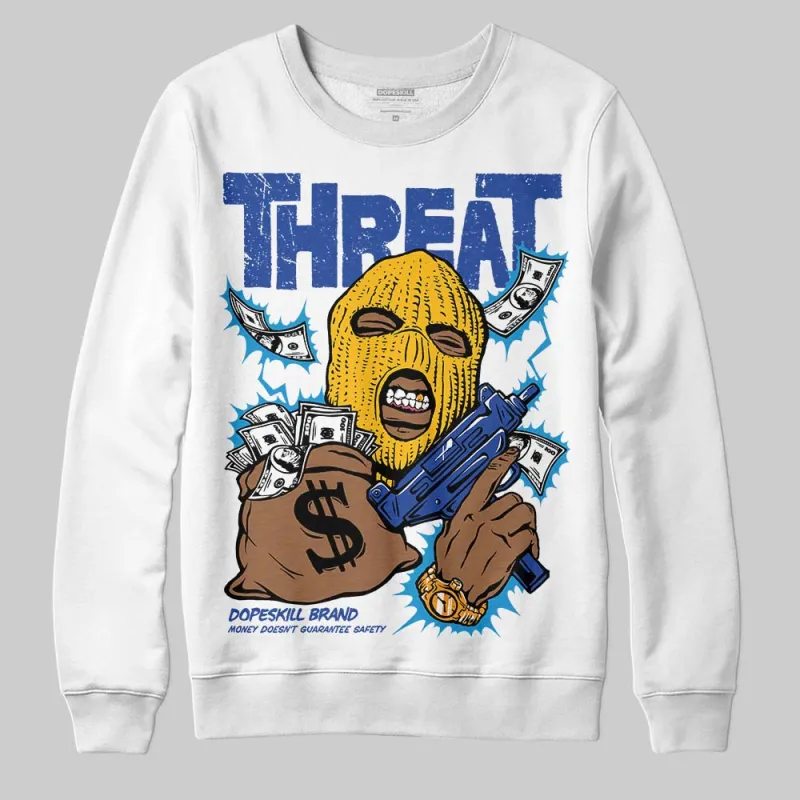 Royal Blue Collection DopeSkill Sweatshirt Under Threat Graphic sold by DopeSkill