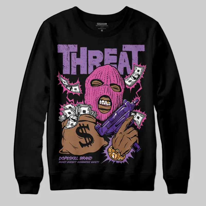 PURPLE Collection DopeSkill Sweatshirt Under Threat Graphic sold by DopeSkill