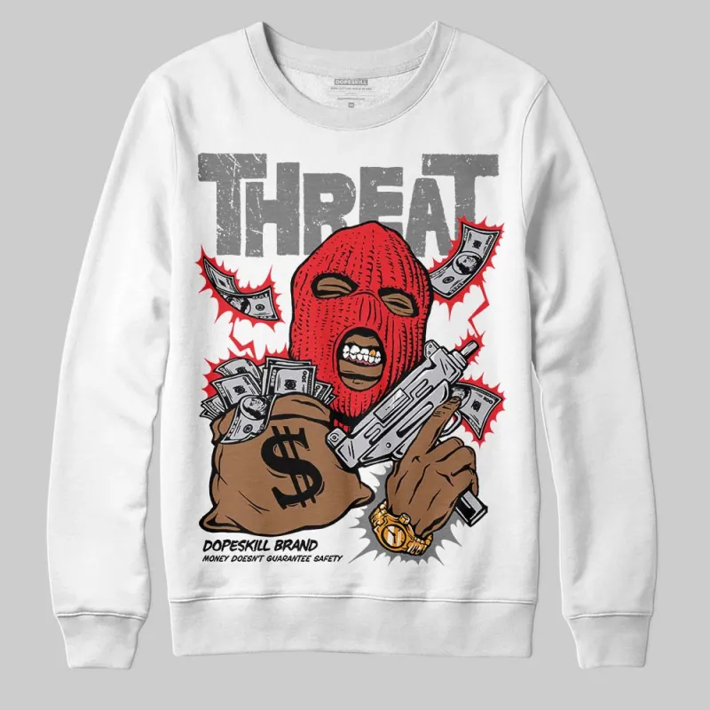 Grey Collection DopeSkill Sweatshirt Under Threat Graphic sold by DopeSkill