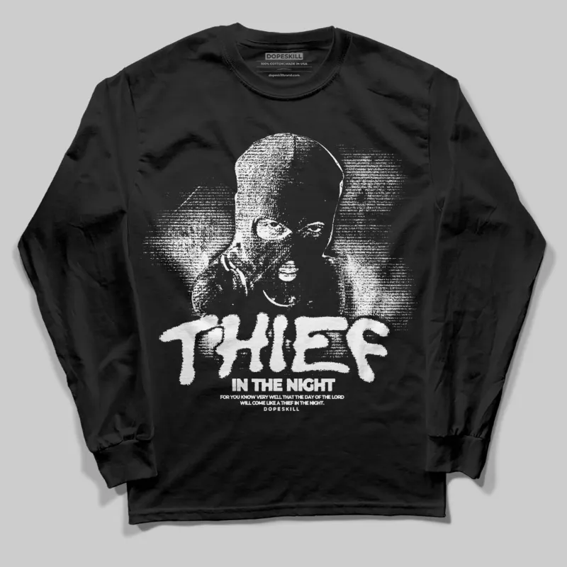 Dunk Panda White Black DopeSkill Long Sleeve T-Shirt Thief In The Night Graphic sold by DopeSkill