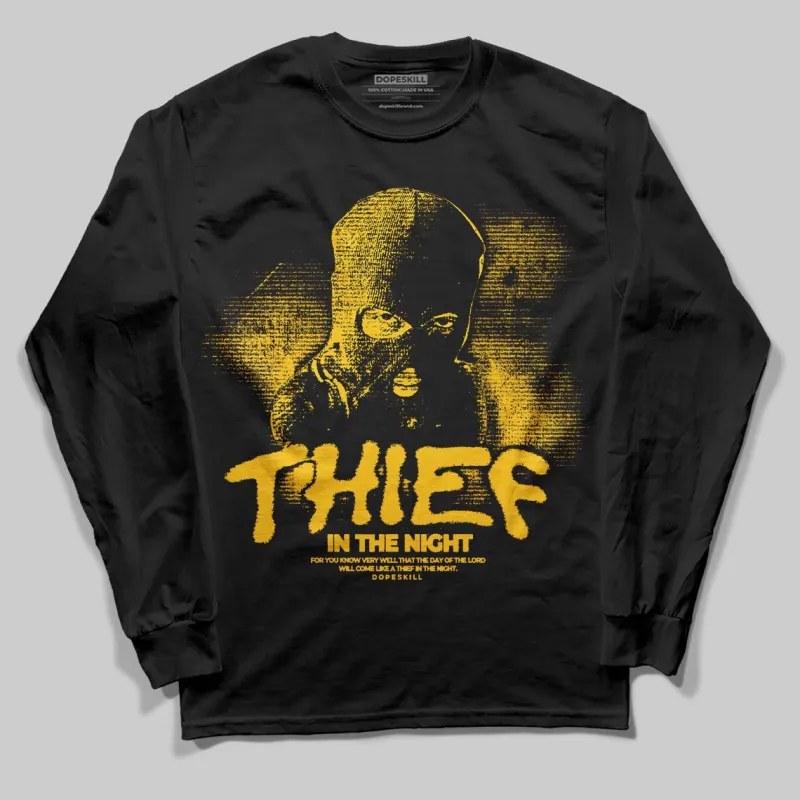 Yellow Collection DopeSkill Long Sleeve T-Shirt Thief In The Night Graphic sold by DopeSkill
