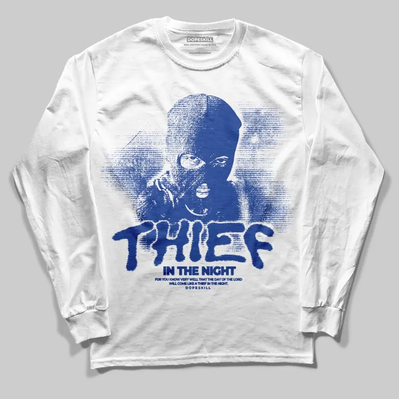 Royal Blue Collection DopeSkill Long Sleeve T-Shirt Thief In The Night Graphic sold by DopeSkill