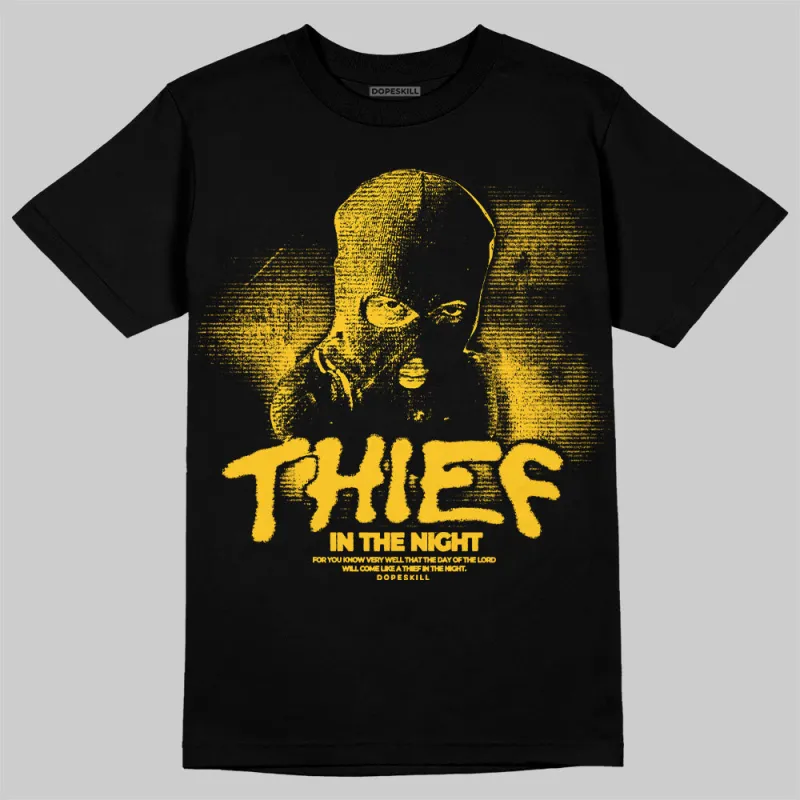 Yellow Collection DopeSkill T-Shirt Thief In The Night Graphic sold by DopeSkill