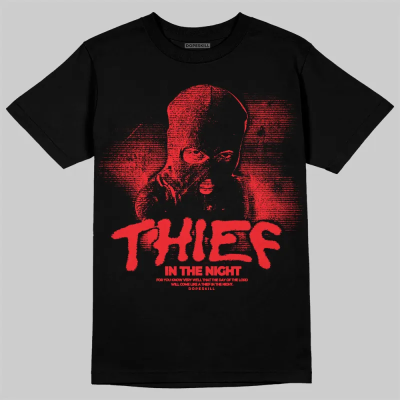 Red Collection DopeSkill T-Shirt Thief In The Night Graphic sold by DopeSkill