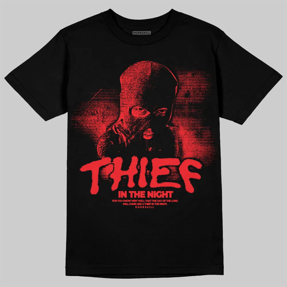 Red Collection DopeSkill T-Shirt Thief In The Night Graphic sold by DopeSkill