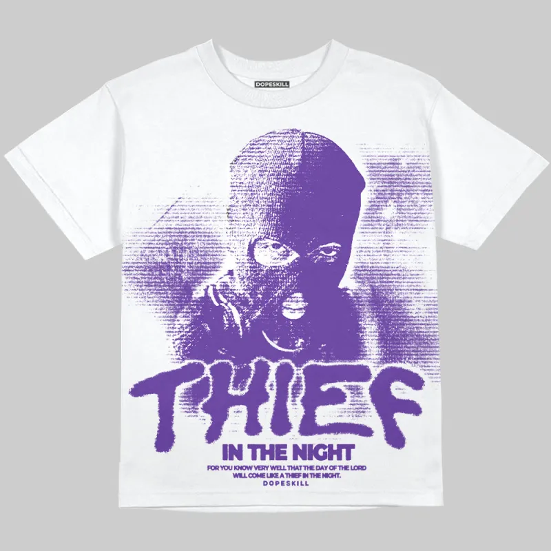 PURPLE Collection DopeSkill Oversize Print T-Shirt Thief In The Night Graphic sold by DopeSkill