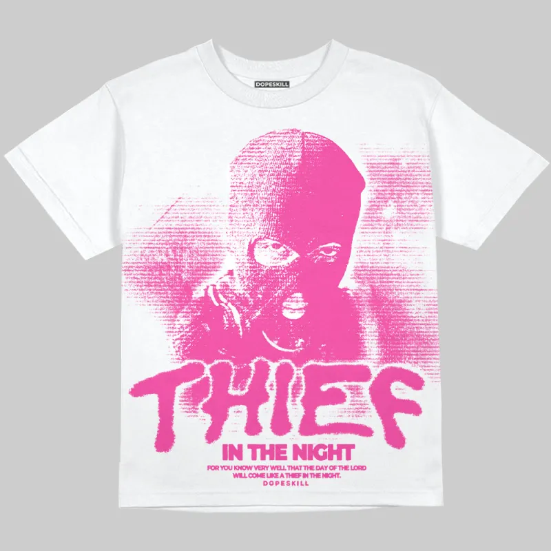 Pink Collection DopeSkill Oversize Print T-Shirt Thief In The Night Graphic sold by DopeSkill