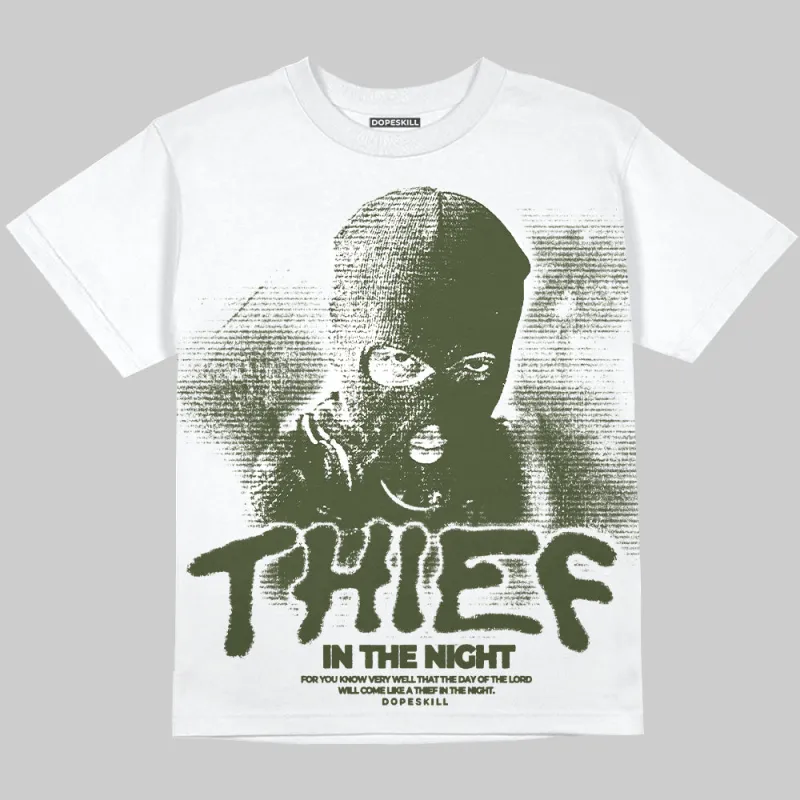 Olive Collection DopeSkill Oversize Print T-Shirt Thief In The Night Graphic sold by DopeSkill