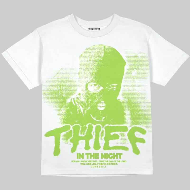 Neon Green Collection DopeSkill Oversize Print T-Shirt Thief In The Night Graphic sold by DopeSkill