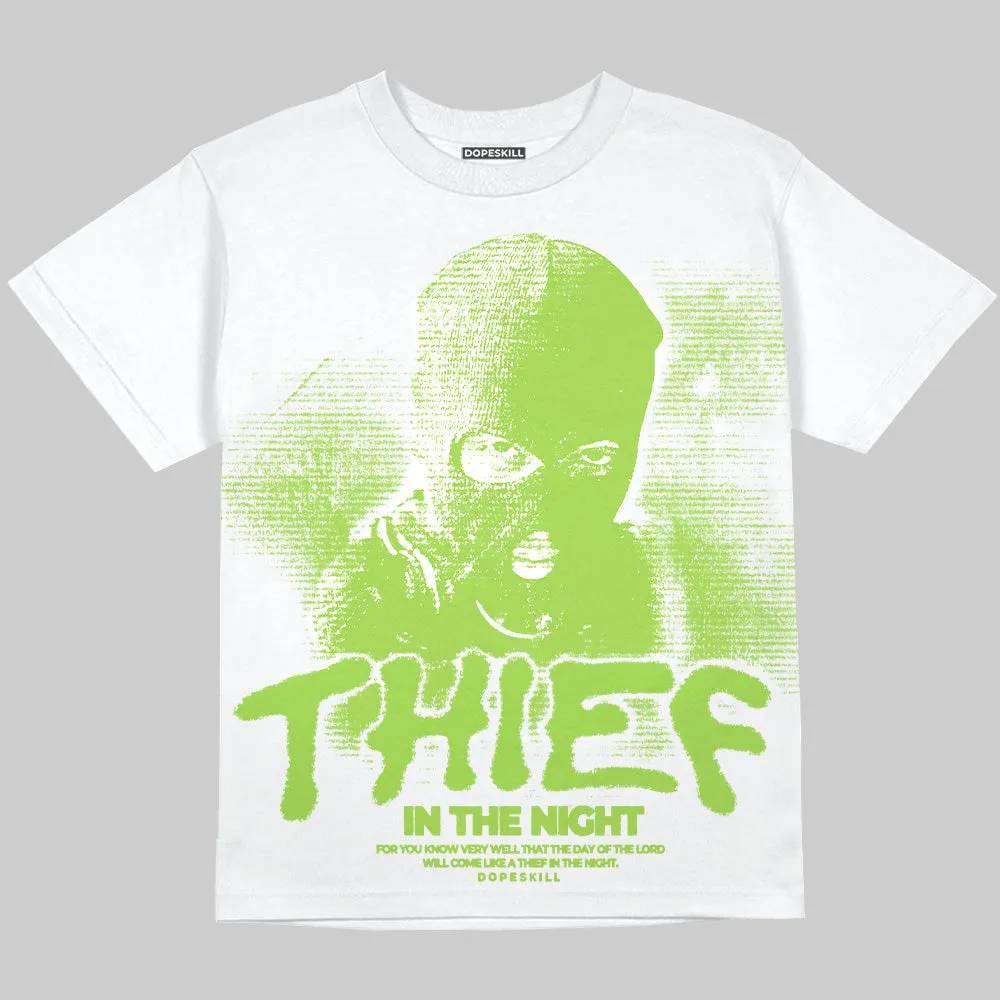 Neon Green Collection DopeSkill Oversize Print T-Shirt Thief In The Night Graphic sold by DopeSkill