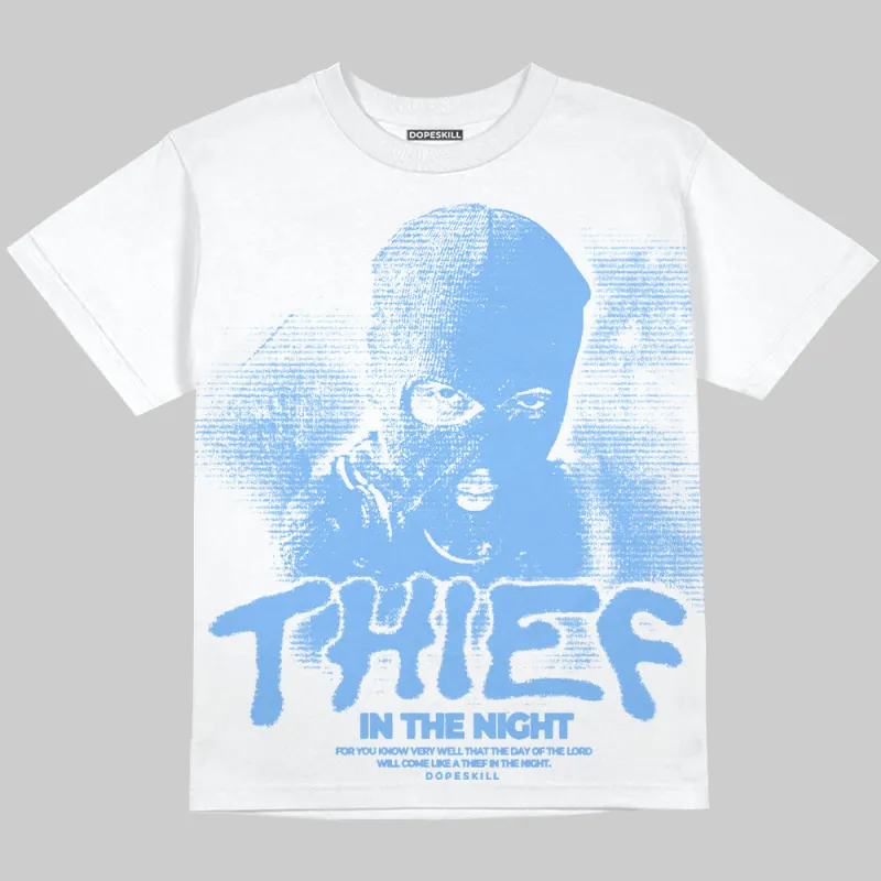 University Blue 6s DopeSkill Oversize Print T-Shirt Thief In The Night Graphic sold by DopeSkill