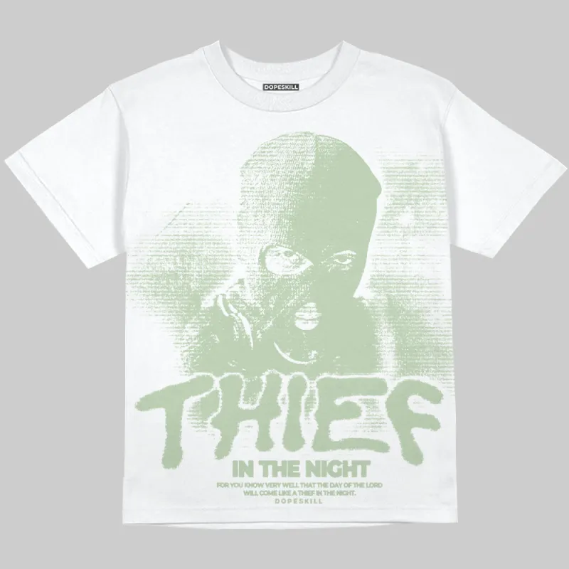 Seafoam 4s 2025 DopeSkill Oversize Print T-Shirt Thief In The Night Graphic sold by DopeSkill