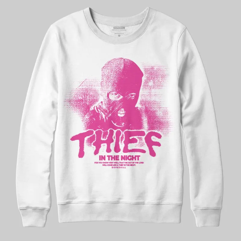 Triple Pink Dunk DopeSkill Sweatshirt Thief In The Night Graphic sold by DopeSkill