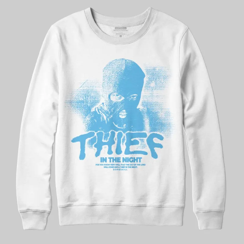 Legend Blue 11s DopeSkill Sweatshirt Thief In The Night Graphic sold by DopeSkill