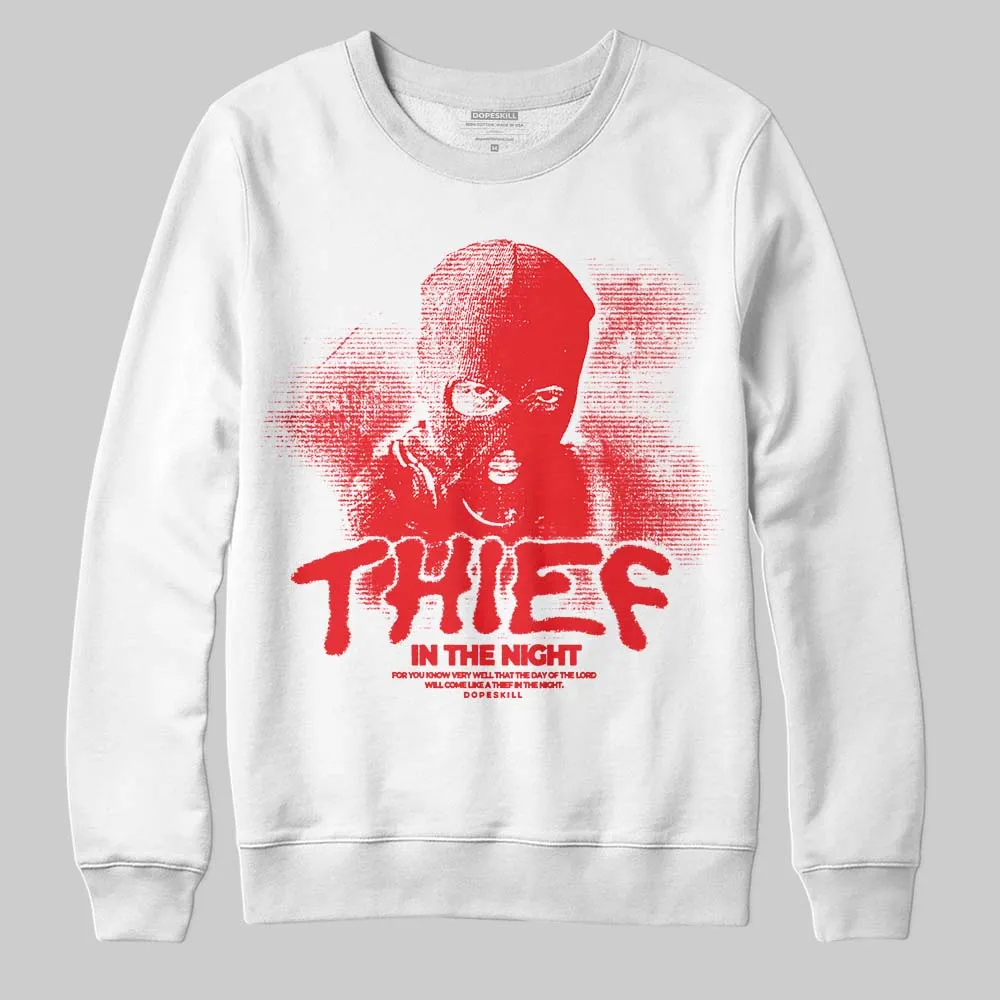 Red Collection DopeSkill Sweatshirt Thief In The Night Graphic sold by DopeSkill product image thumbnail 2