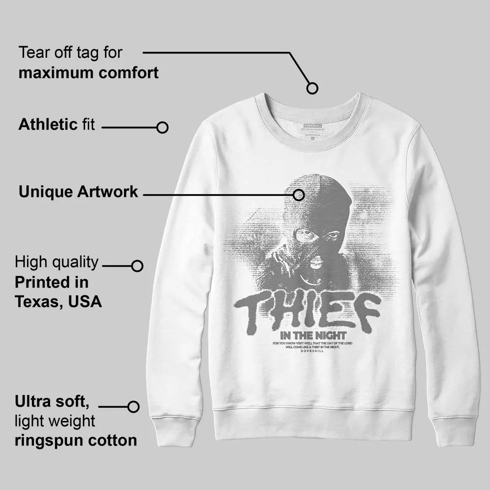 Grey Collection DopeSkill Sweatshirt Thief In The Night Graphic sold by DopeSkill product image thumbnail 3