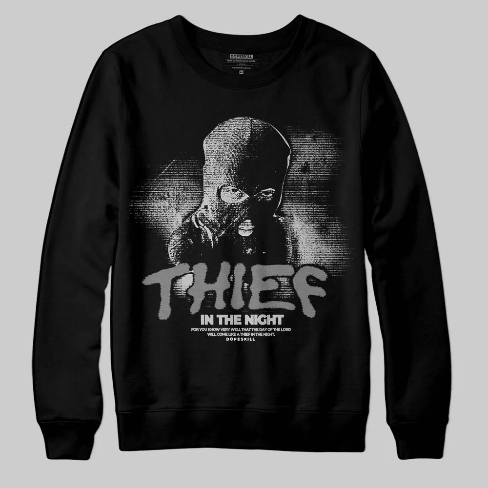 Grey Collection DopeSkill Sweatshirt Thief In The Night Graphic sold by DopeSkill product image thumbnail 2