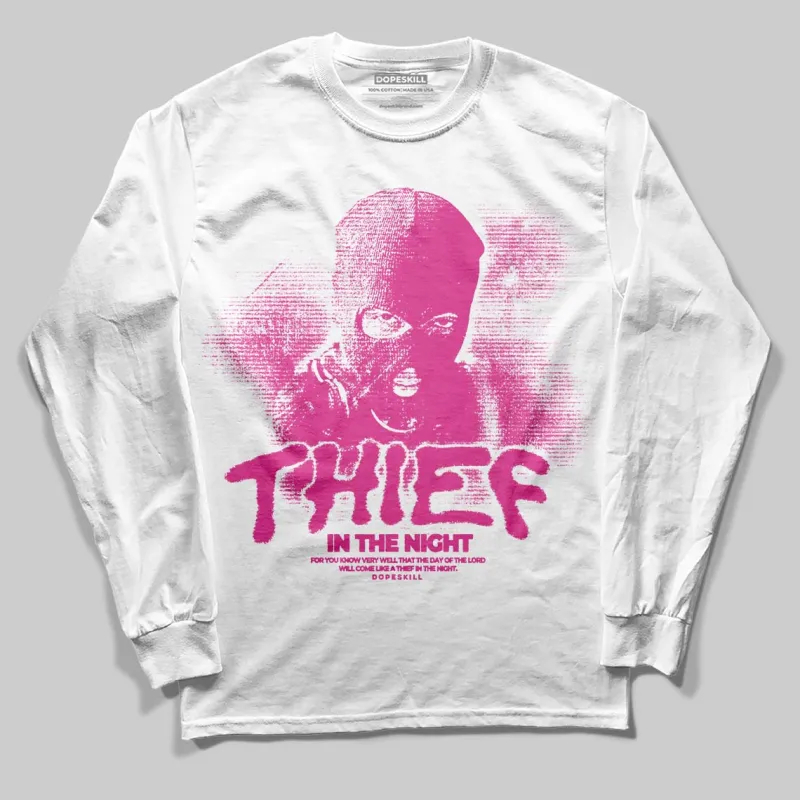 Triple Pink Dunk DopeSkill Long Sleeve T-Shirt Thief In The Night Graphic sold by DopeSkill