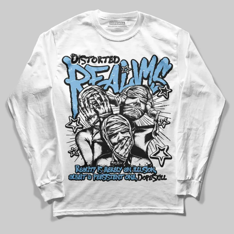 University Blue Collection DopeSkill Long Sleeve T-Shirt Distorted Realms Graphic sold by DopeSkill