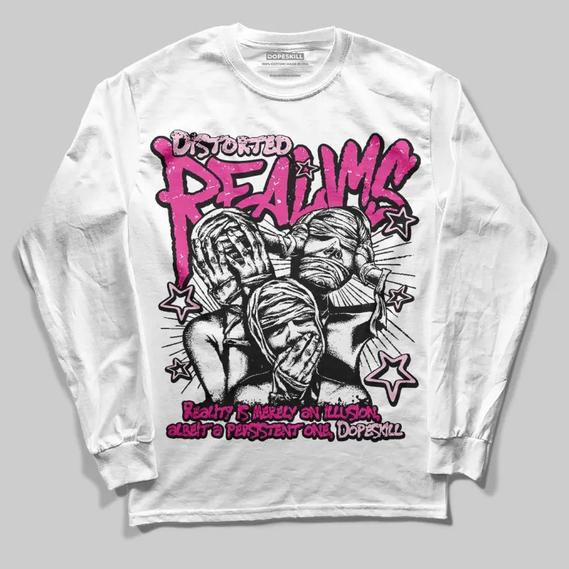Pink Collection DopeSkill Long Sleeve T-Shirt Distorted Realms Graphic sold by DopeSkill