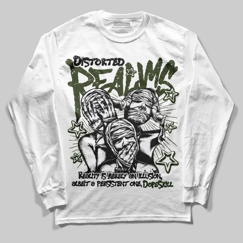 Olive Collection DopeSkill Long Sleeve T-Shirt Distorted Realms Graphic sold by DopeSkill