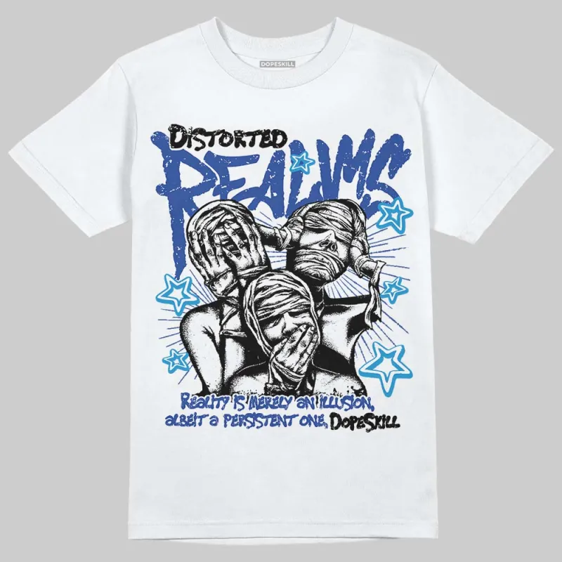 Royal Blue Collection DopeSkill T-Shirt Distorted Realms Graphic sold by DopeSkill