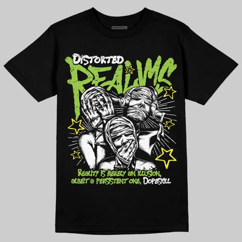 Neon Green Collection DopeSkill T-Shirt Distorted Realms Graphic sold by DopeSkill
