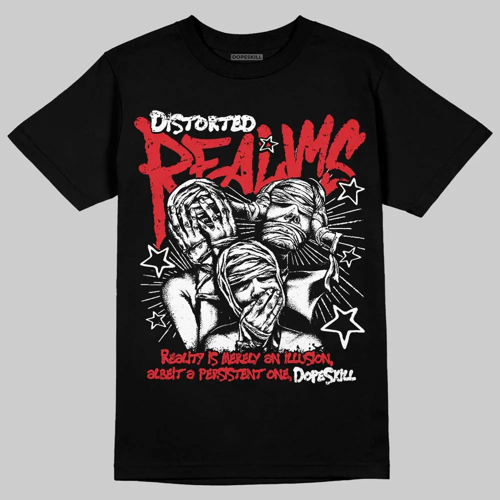 Black and White Collection DopeSkill T-Shirt Distorted Realms Graphic sold by DopeSkill