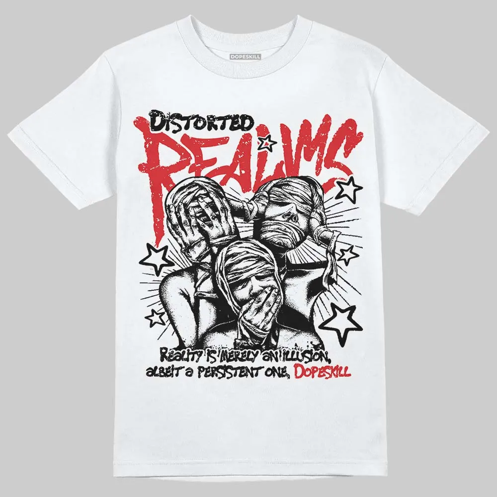 Black and White Collection DopeSkill T-Shirt Distorted Realms Graphic sold by DopeSkill product image thumbnail 2
