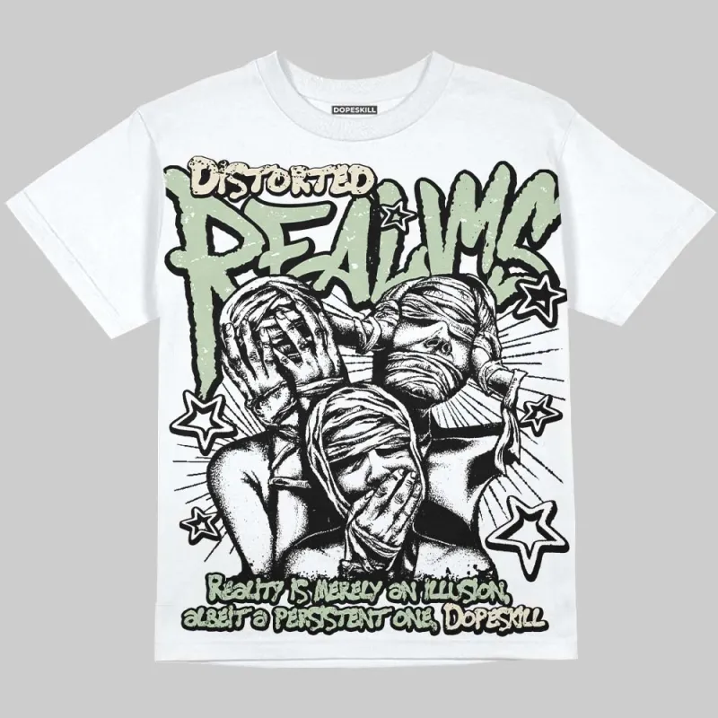 Seafoam 4s 2025 DopeSkill Oversize Print T-Shirt Distorted Realms Graphic sold by DopeSkill