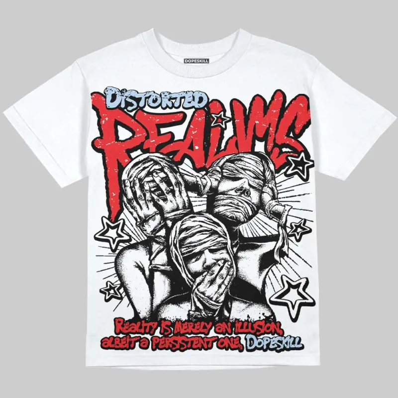 Cherry 11s DopeSkill Oversize Print T-Shirt Distorted Realms Graphic sold by DopeSkill