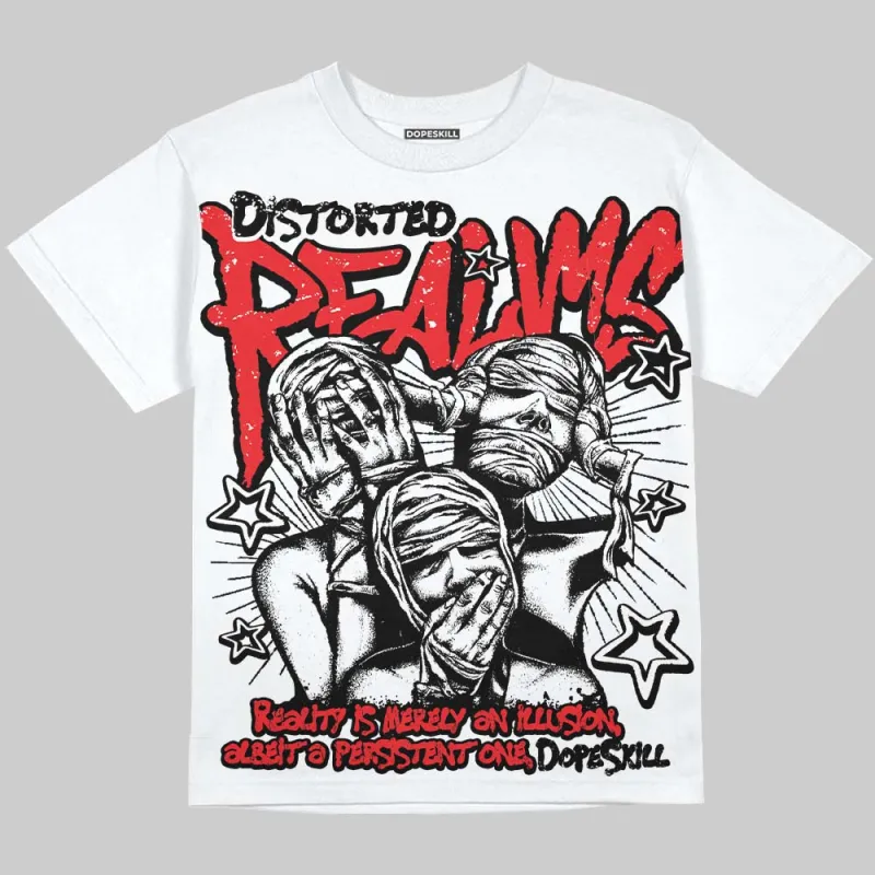 Red Collection DopeSkill Oversize Print T-Shirt Distorted Realms Graphic sold by DopeSkill