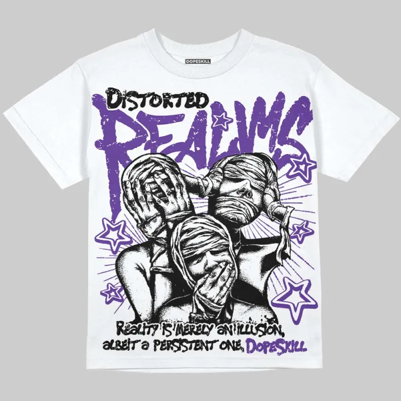 PURPLE Collection DopeSkill Oversize Print T-Shirt Distorted Realms Graphic sold by DopeSkill