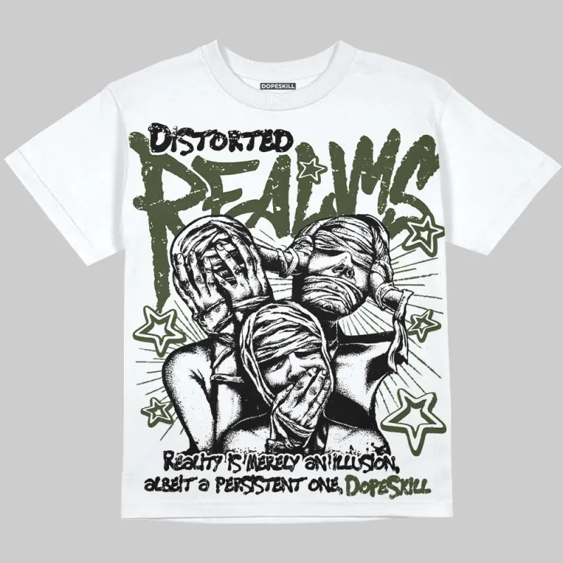 Olive Collection DopeSkill Oversize Print T-Shirt Distorted Realms Graphic sold by DopeSkill